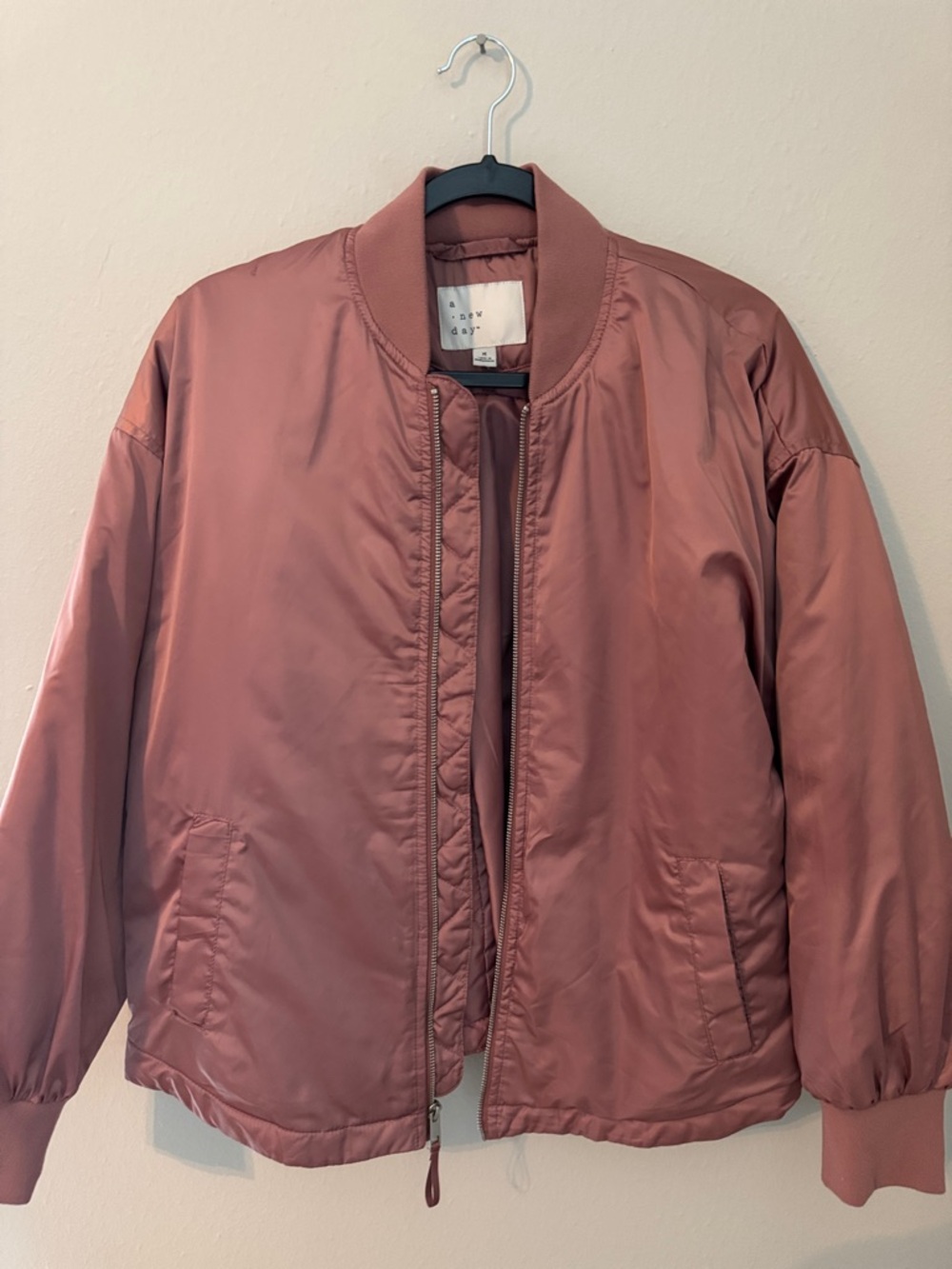 a new day Dusty Rose Women's Bomber Jacket